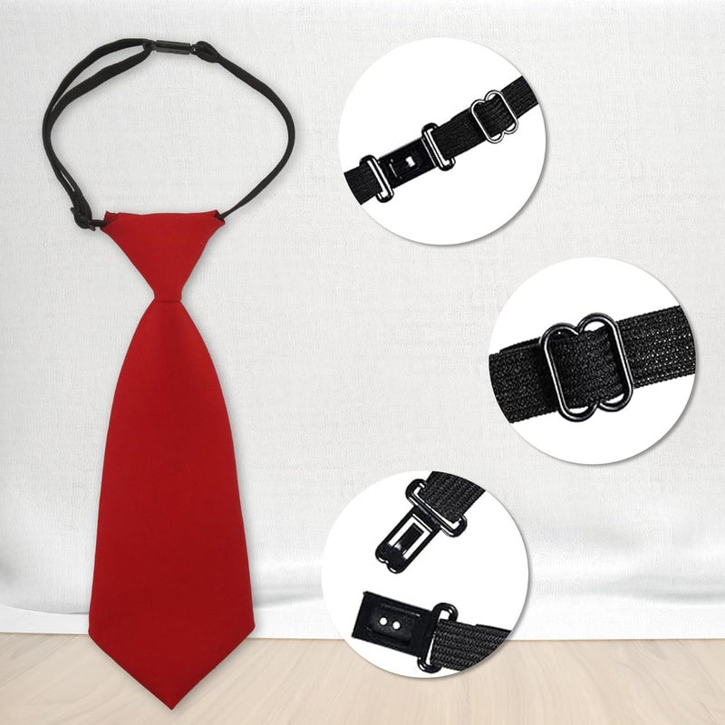 TORMEN Men Bow Tie & 8 Inch Pre Necktie Adjustable Length - Image 3